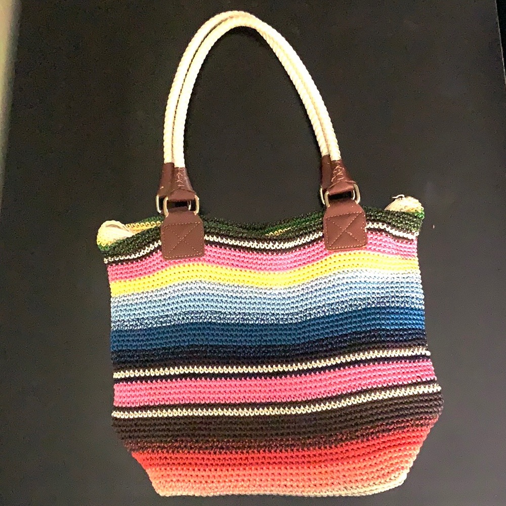 Rainbow Woven Purse